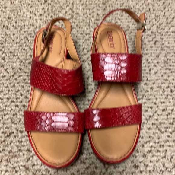 Born Shoes Red Born Sandals85 Poshmark